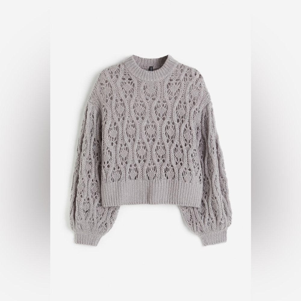 H&M Pointelle-Knit Sweater